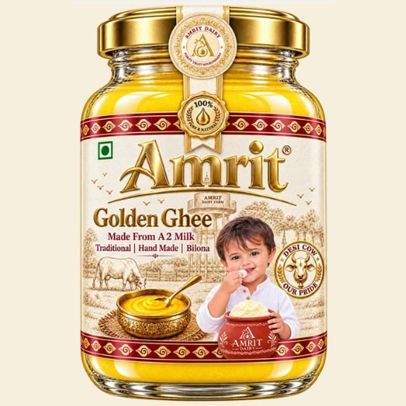 Amrit Desi Cow Golden Ghee