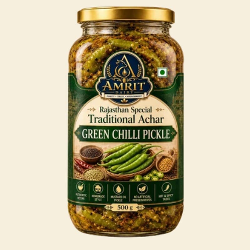 Green Chilli Achar