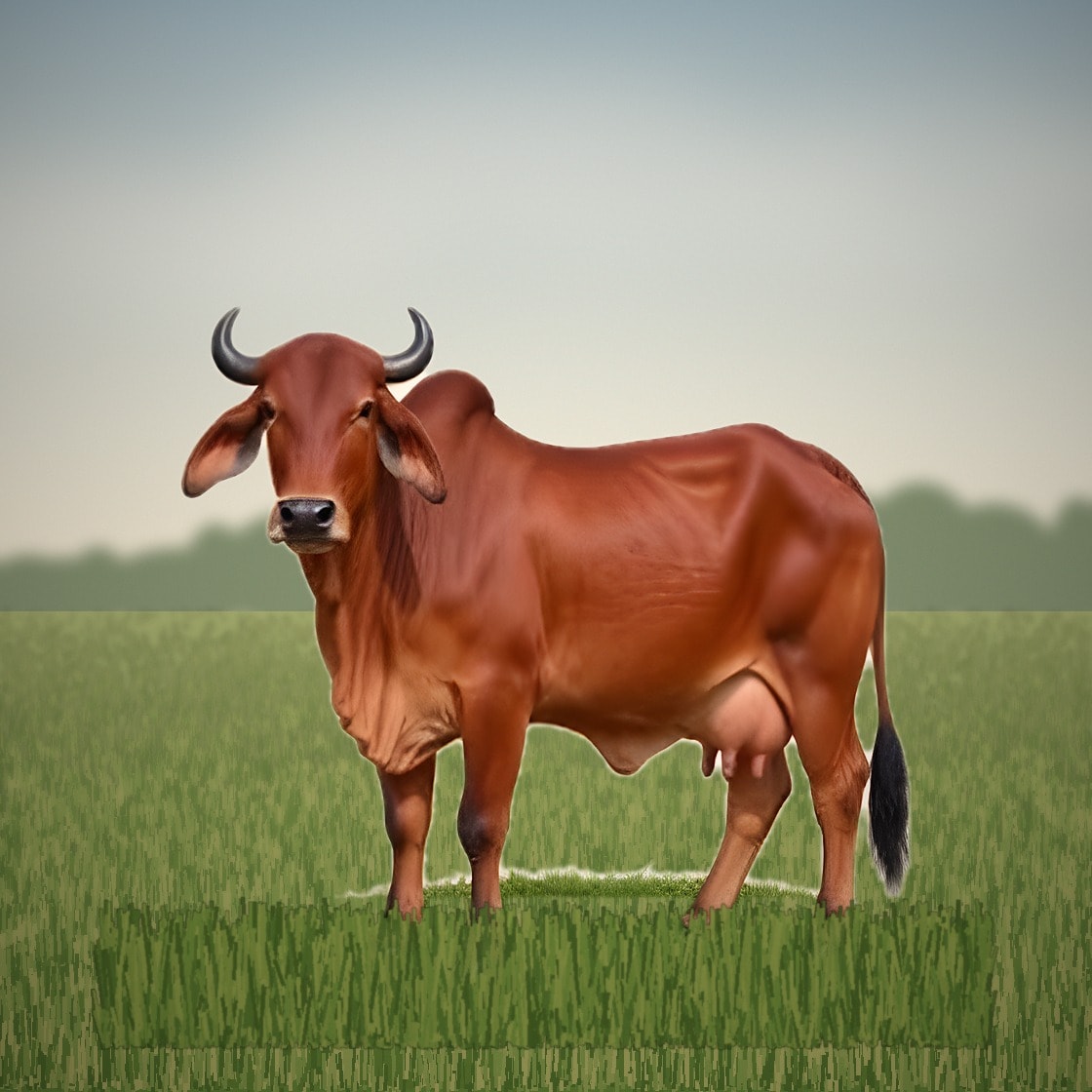 Lal Sindhi cow